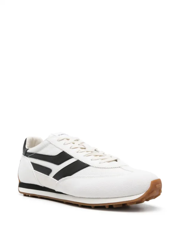 【TOM FORD】Sneaker mick In Suede ホワイト Tom Ford Mick suede-trimmed sneakers TOM FORD
