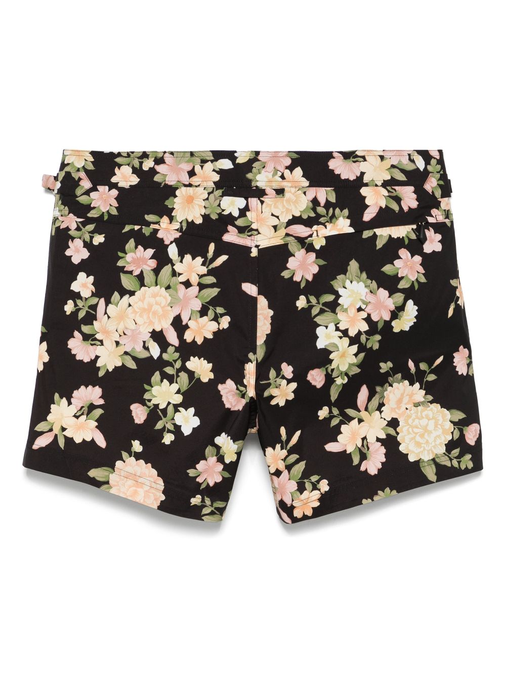 TOM FORD floral-print swim shorts - Black