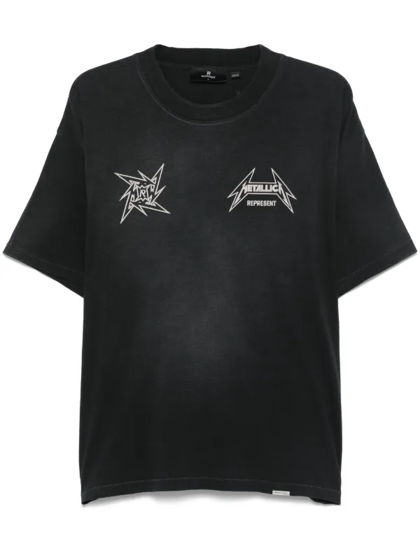 Represent x Metallica 40 Year Anniversary T-shirt | Black | FARFETCH CY