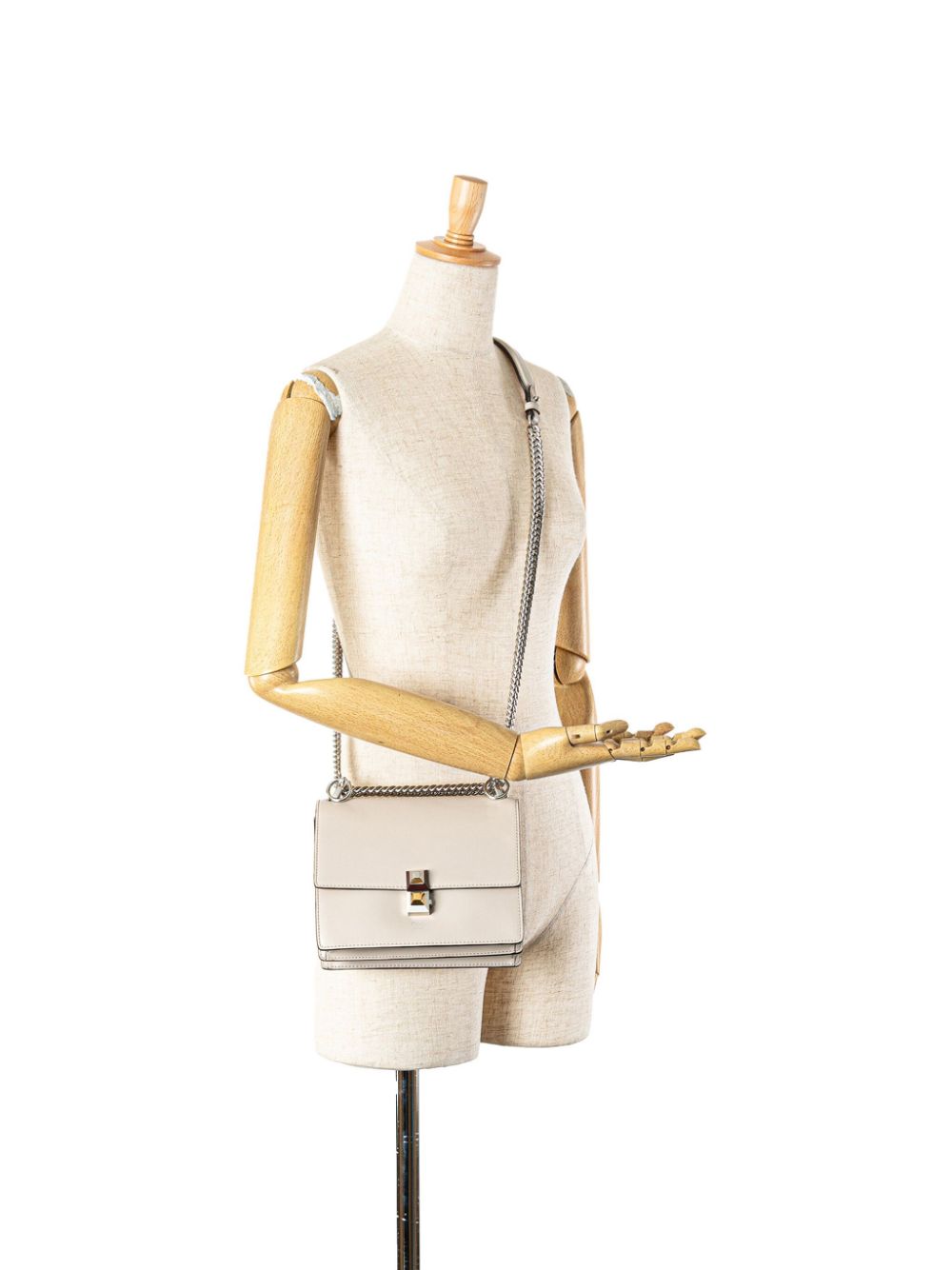 Fendi Pre-Owned 2010-2023 Kan I kleine leren crossbodytas - Bruin