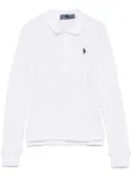 Polo Ralph Lauren cable-knit polo top - White