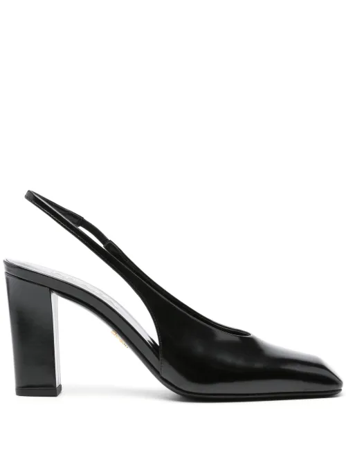 Escarpins en cuir verni 85 mm - Prada - Modalova