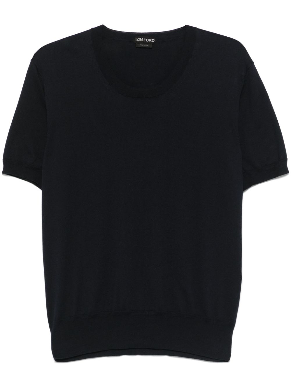 fine-knit T-shirt