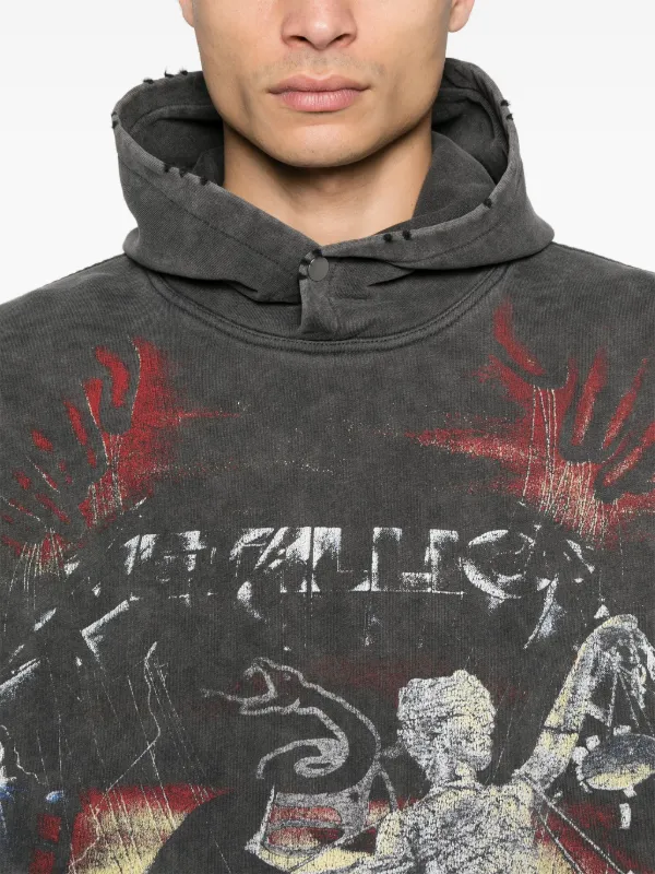 パーカー・フーディ REPRESENT Men Hoodies MLM4372 020 Grey Represent x Metallica Master Of Puppets Hoodie | Grey | FARFETCH