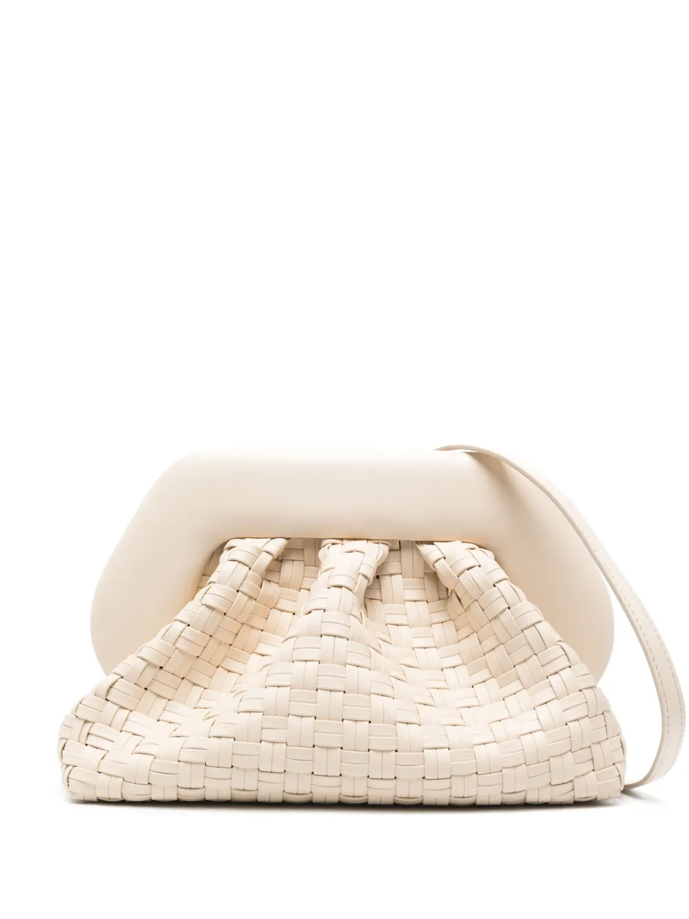Themoirè Bios Clutch In Nude