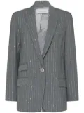 SIMONA CORSELLINI single-breasted blazer - Grey
