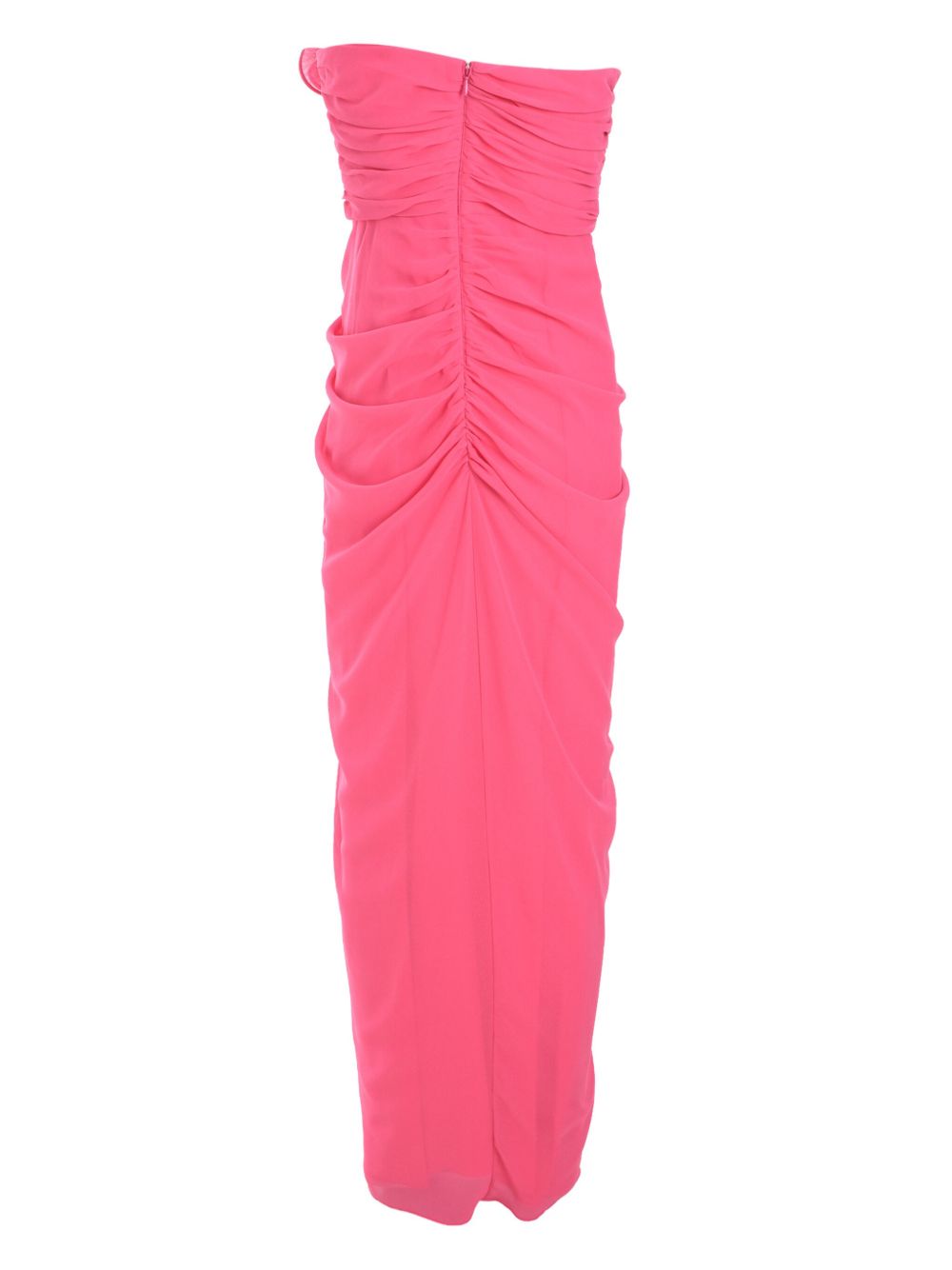 Badgley Mischka ruffled gown - Roze