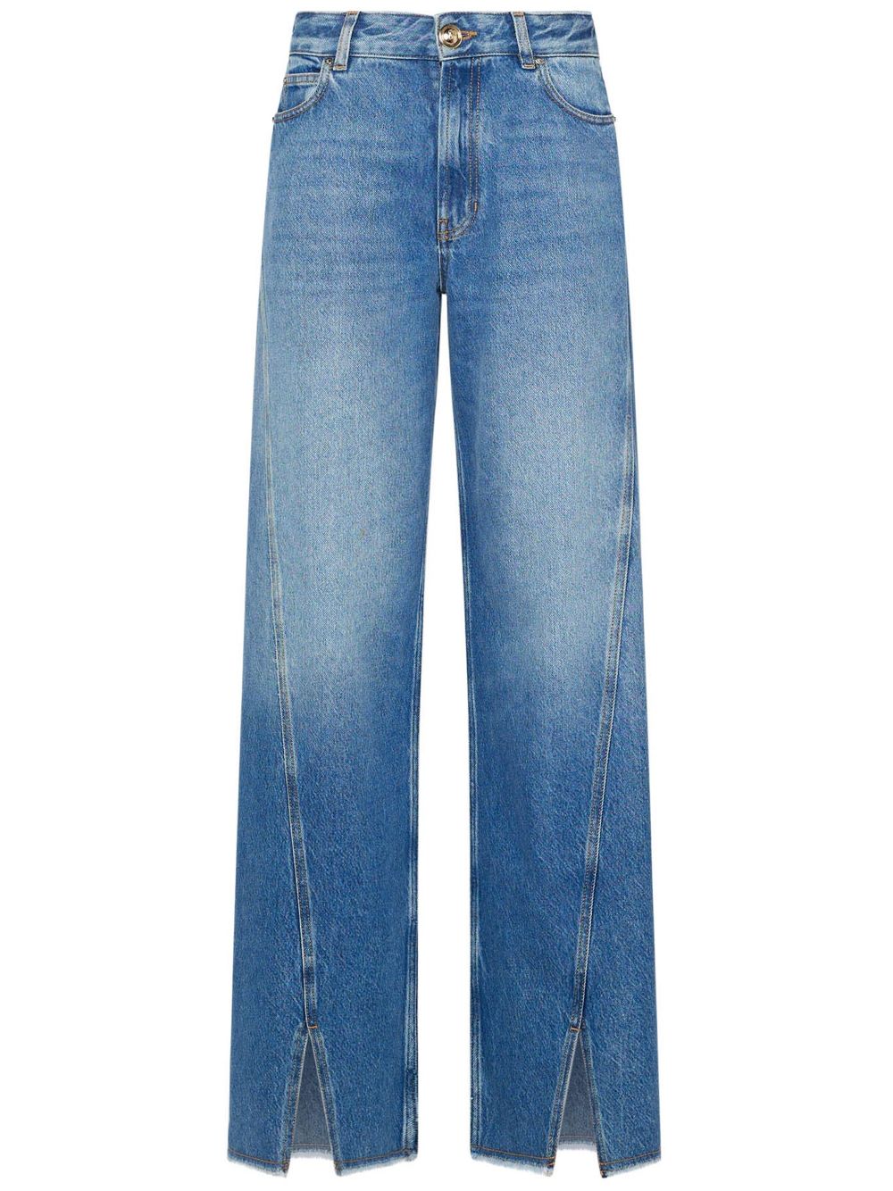 SIMONA CORSELLINI wide-leg jeans - Blue