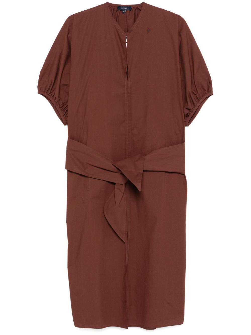 Soeur Alger midi dress - Brown