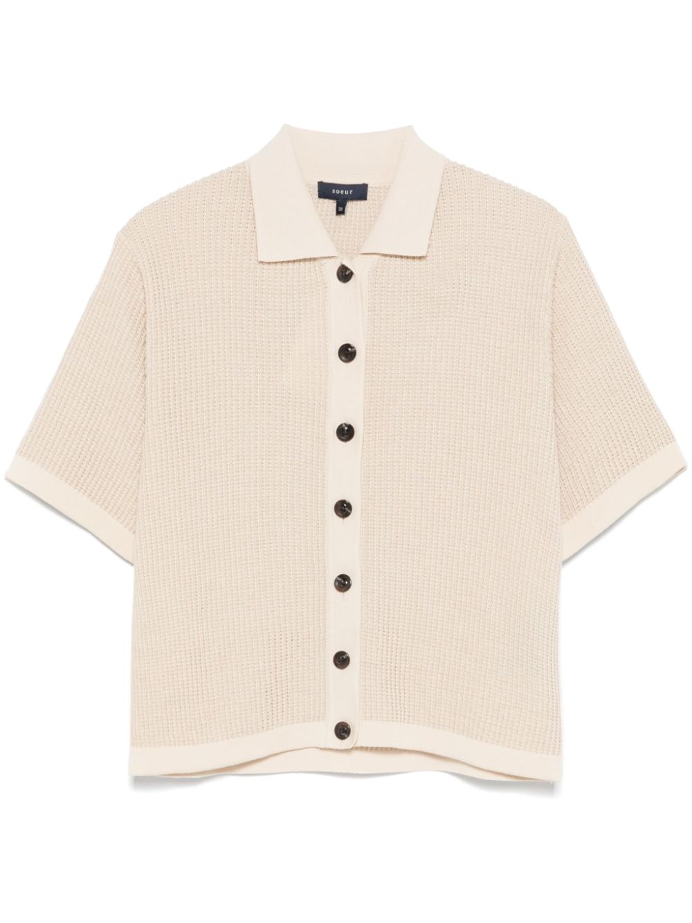 Soeur David polo shirt - Neutrals