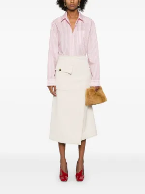 売れ筋商品|||フィロソフィーデロレンゾセラフィーニ シャツ レディース トップス CAMICIA - Button-down blouse - off white Philosophy Di Lorenzo Serafini button-down Shirt | White