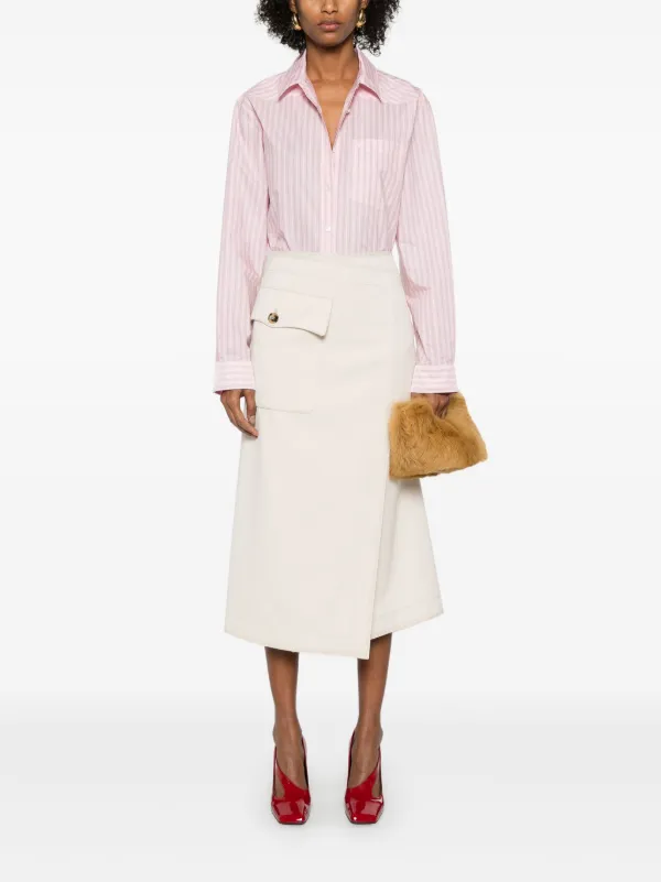 Philosophy Di Lorenzo Serafini Striped Shirt | Pink | FARFETCH