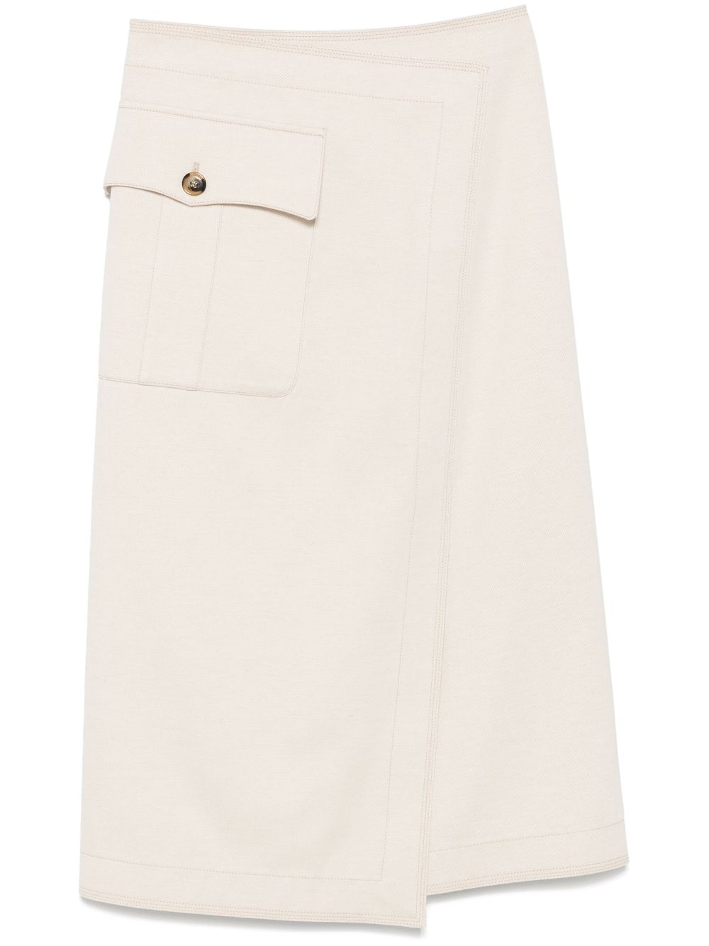 Philosophy Di Lorenzo Serafini A-line midi skirt - Neutrals