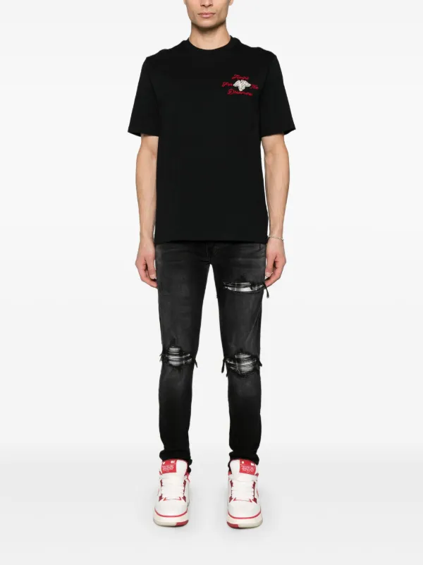 AMIRI MA Quad チェック MX1 ジーンズ | ブラック | FARFETCH JP