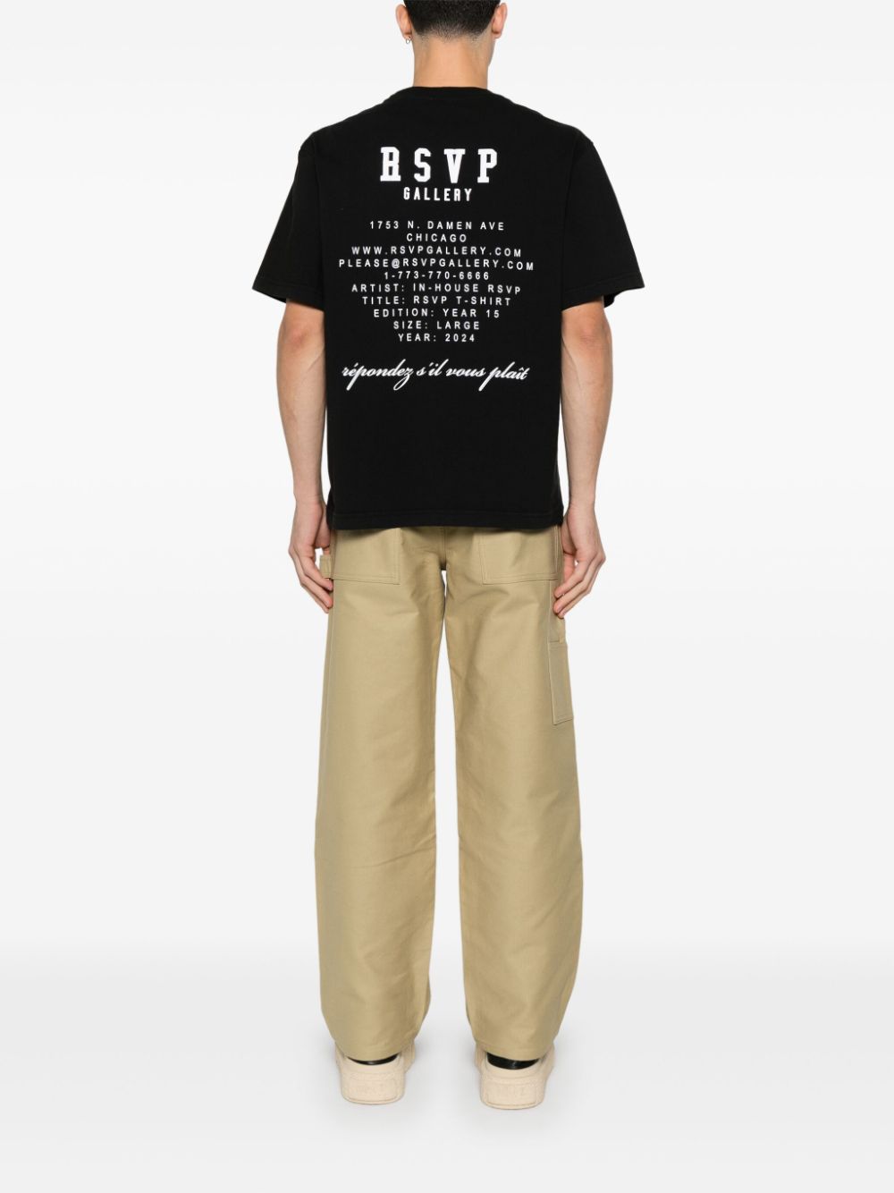 AGOLDE x RSVP Gallery cotton T-shirt - Zwart