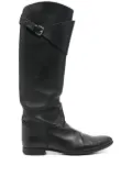 Hermès Pre-Owned 2000s leather boots - Black