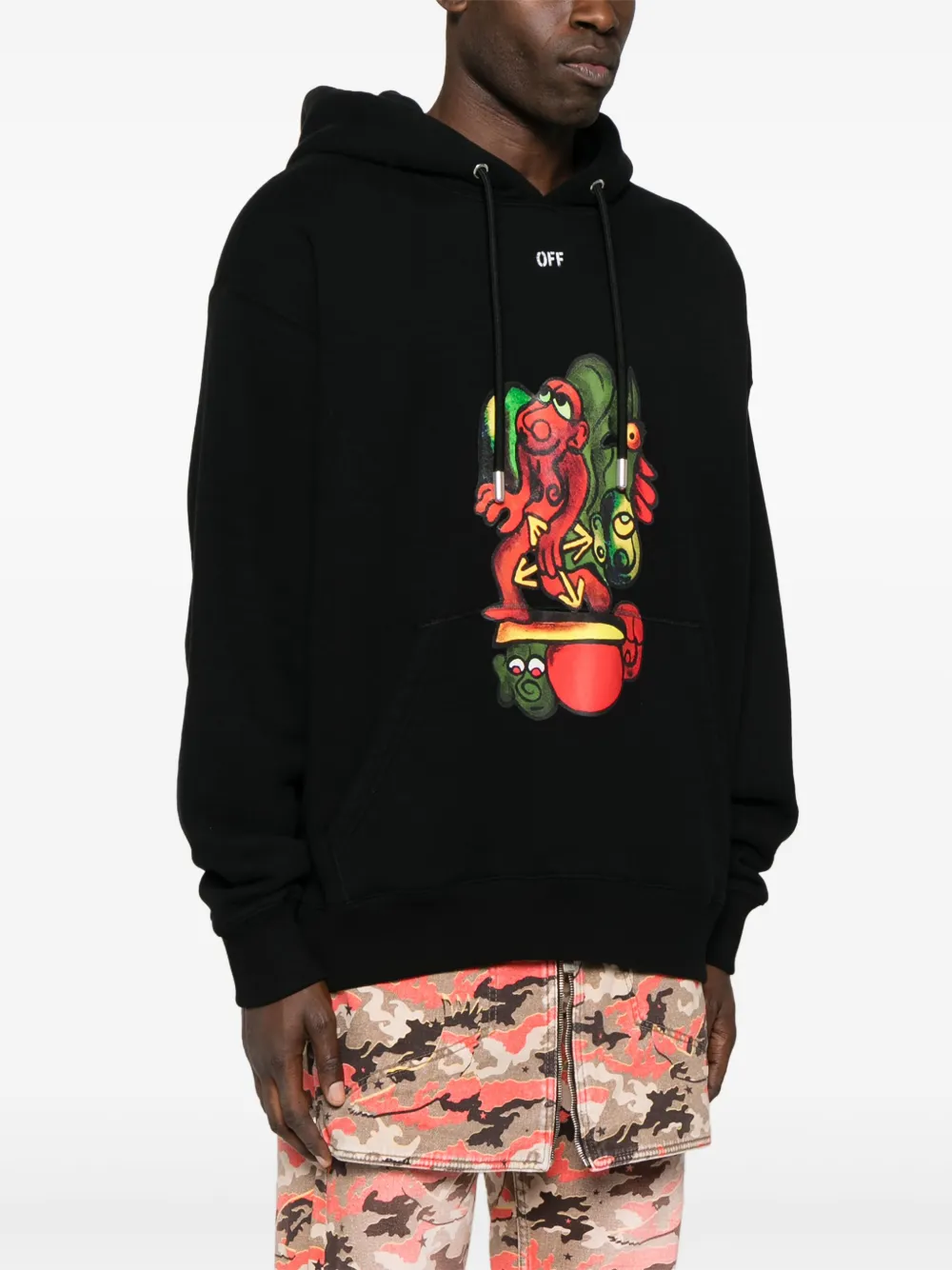 Off-White Nana Skate hoodie Zwart