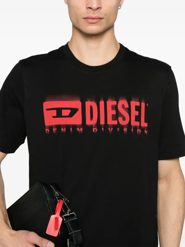 Diesel logo-print T-shirt | Black | FARFETCH