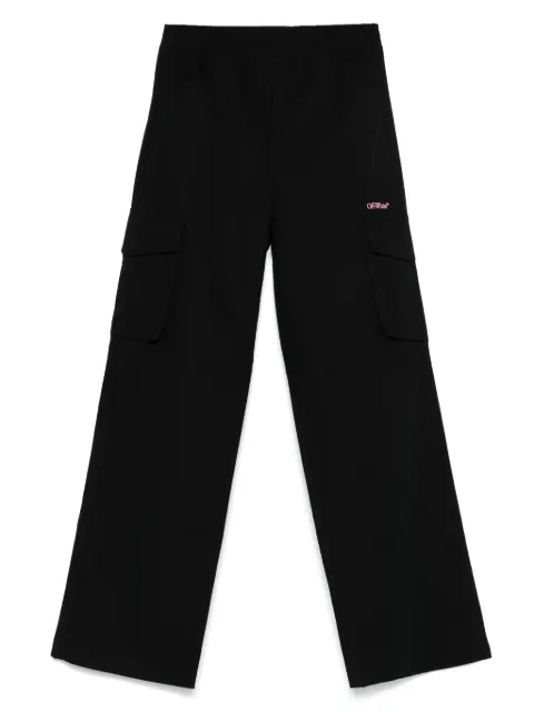 Off-White Kids pantalones cargo con logo estampado