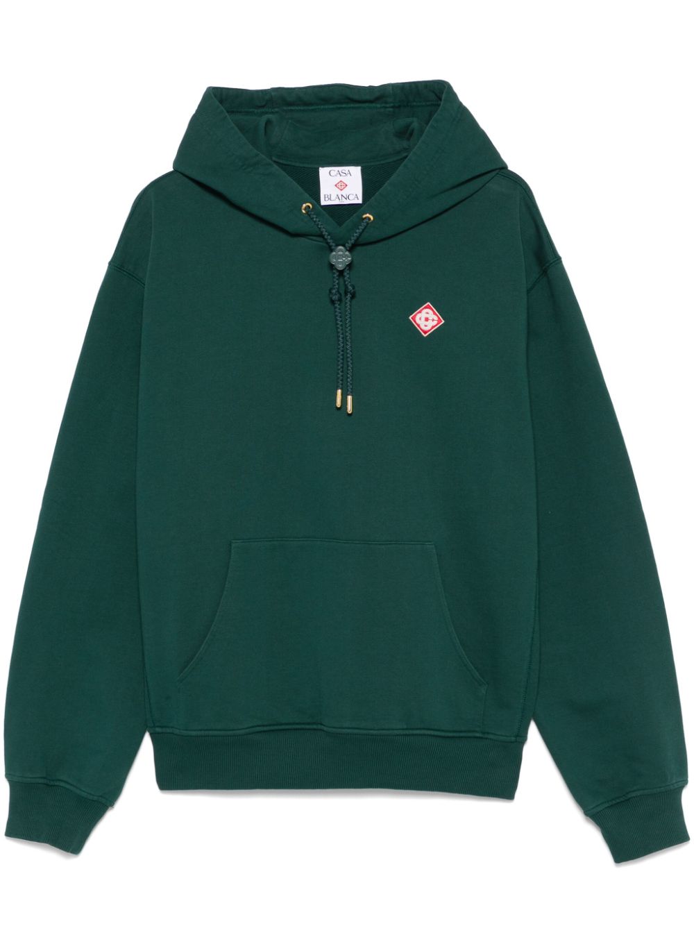 diamond-logo patch hoodie