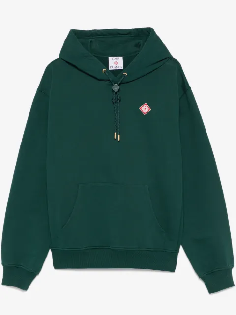Casablanca diamond-logo patch hoodie