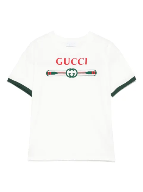 Gucci Kids T-Shirt mit Logo-Print