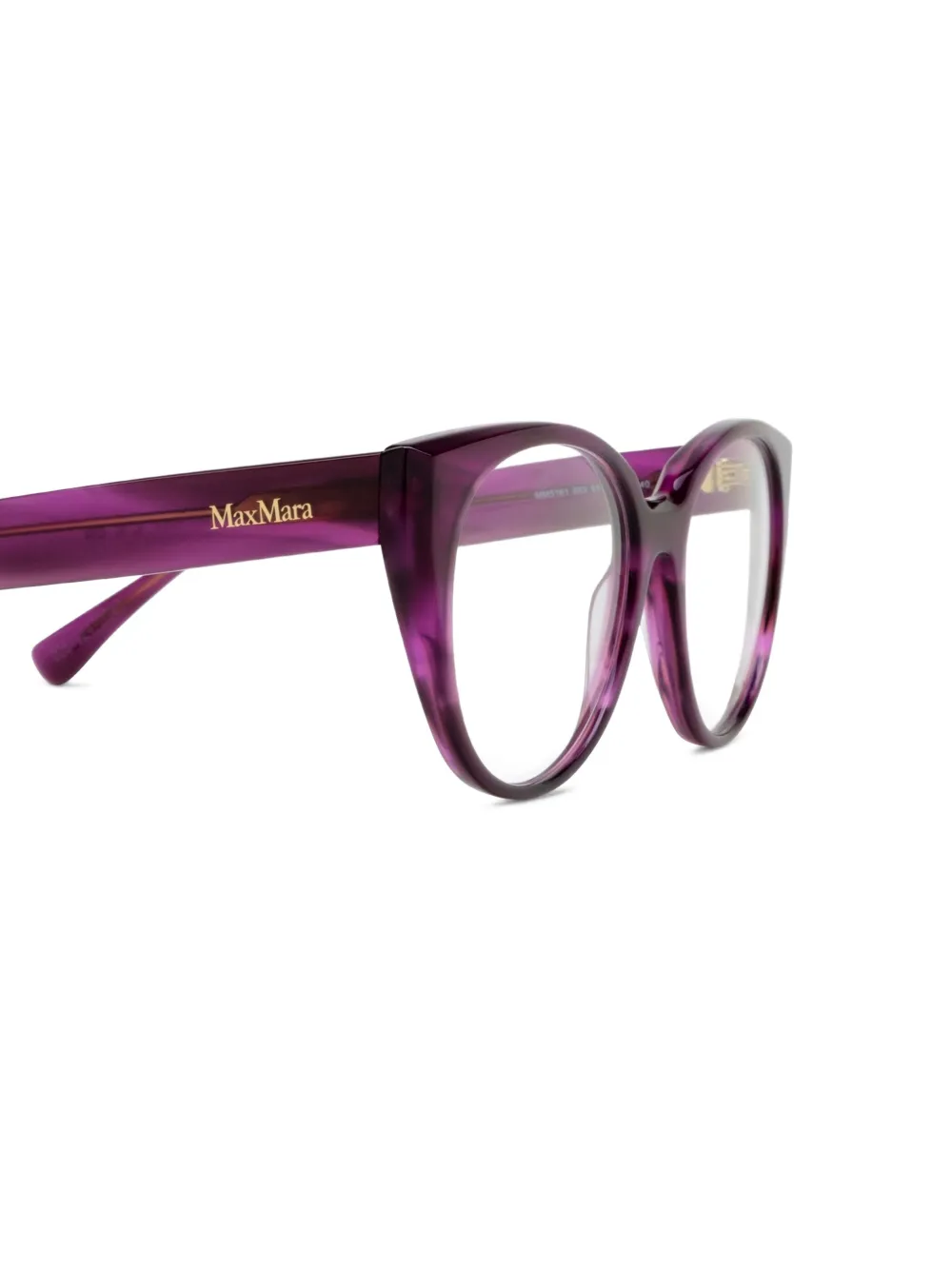 Max Mara Eyewear Bril met cat-eye montuur Paars