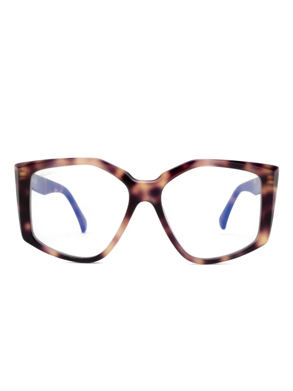 Max Mara Eyewear tortoiseshell-effect glasses | Brown | Image 1