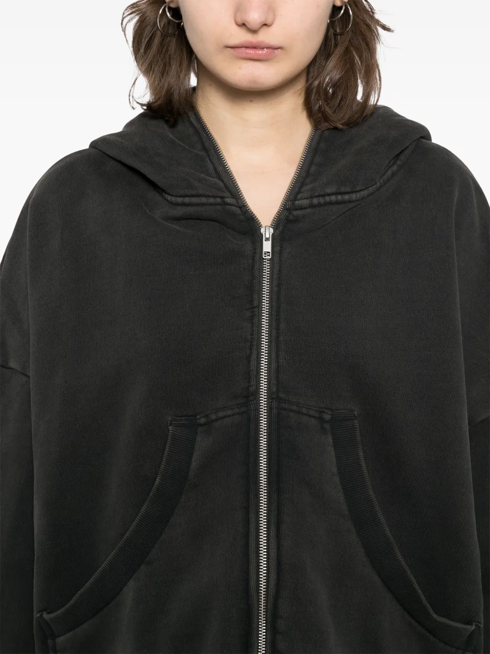 Entire Studios Eternal Zip Hoodie In Black