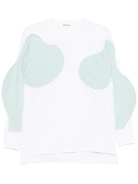 Enföld playera con diseño patchwork