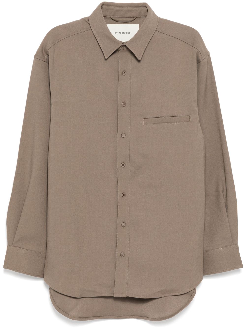 ENTIRE STUDIOS Giant shirt - Brown