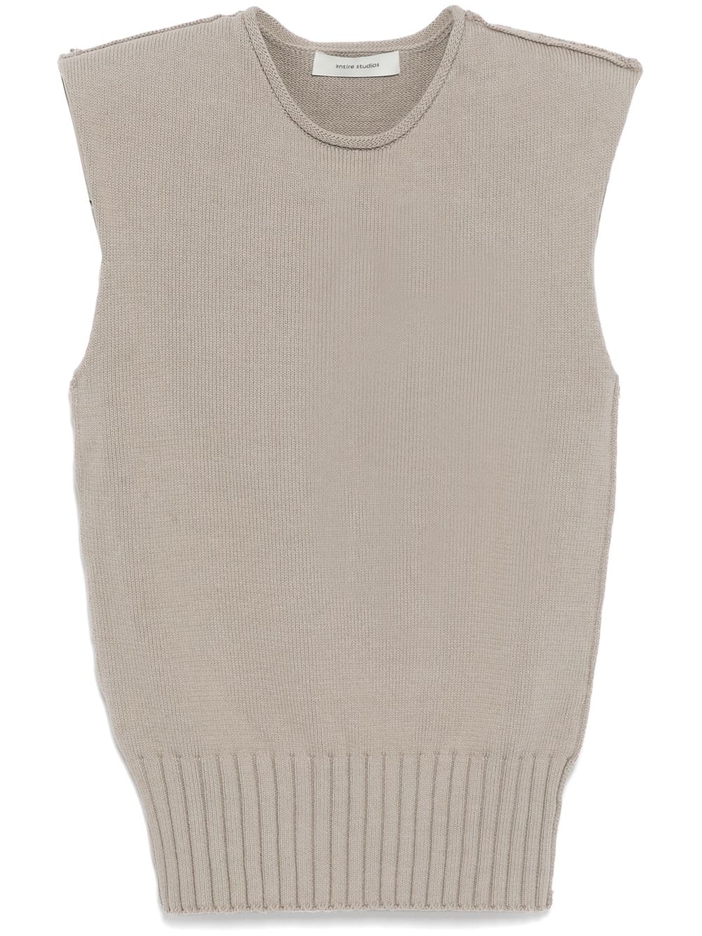 ENTIRE STUDIOS Burns knit vest - Grey