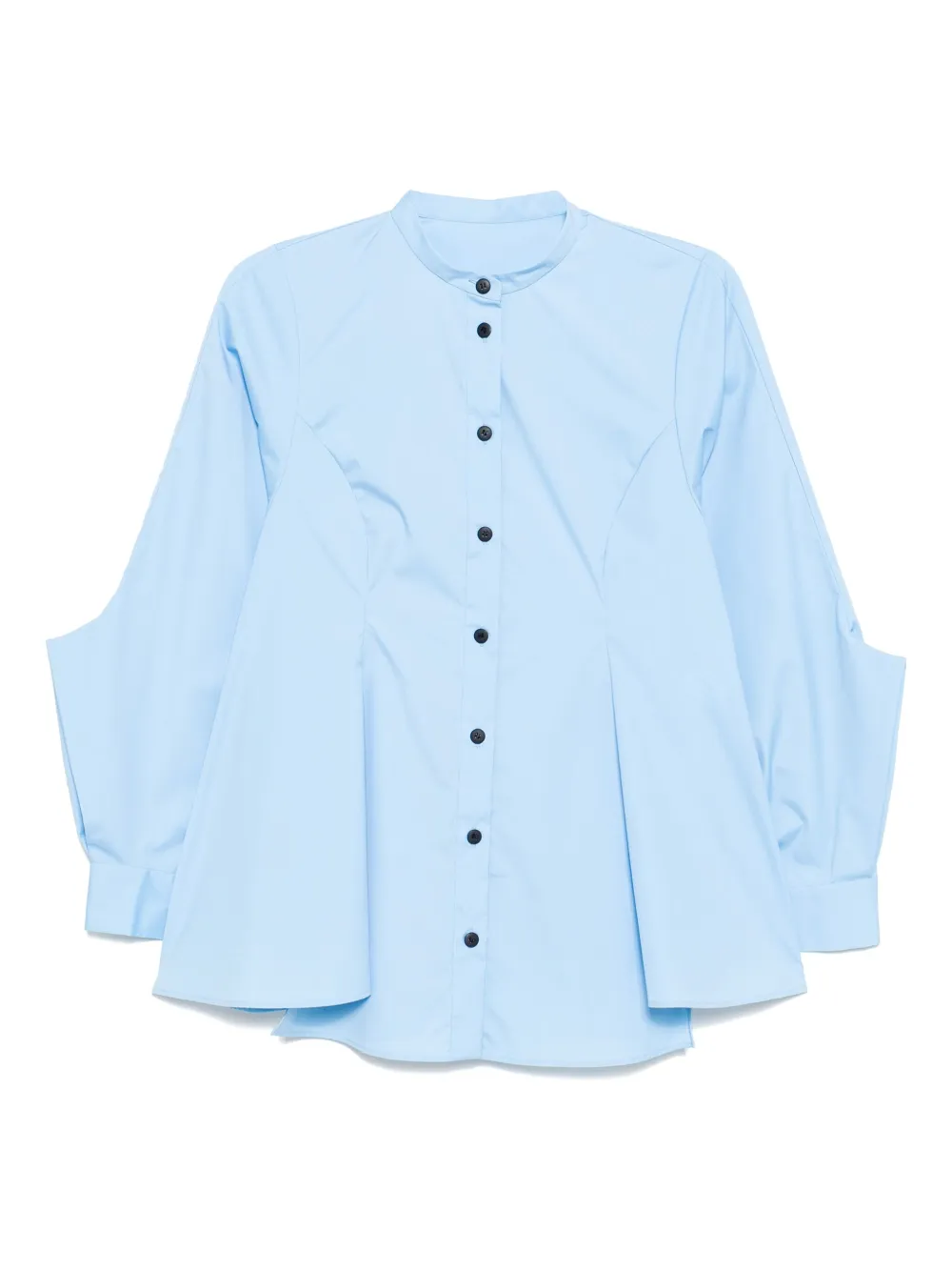 Enföld Round Collar Shirt In Blue
