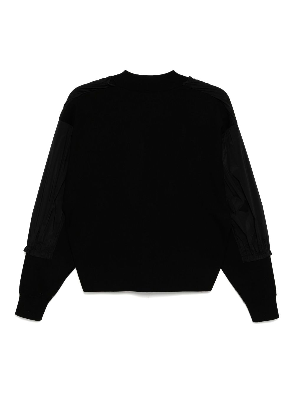 Enföld gathered-jacket - Black