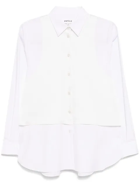 Enföld camisa con paneles
