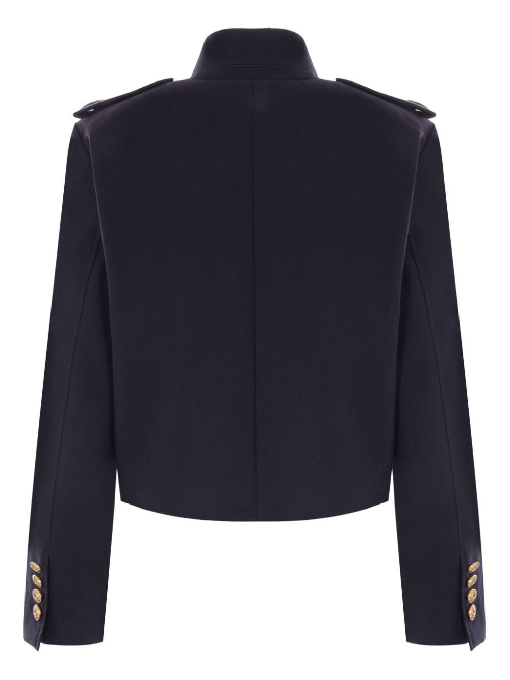 Chloé epaulettes cropped jacket - Blauw