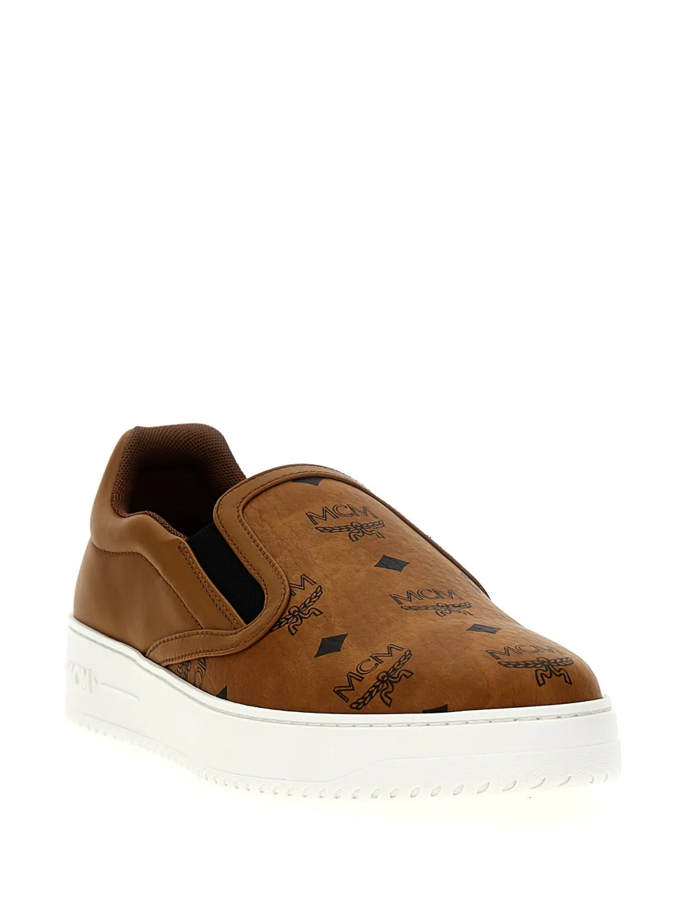 MCM monogram sneakers - Bruin