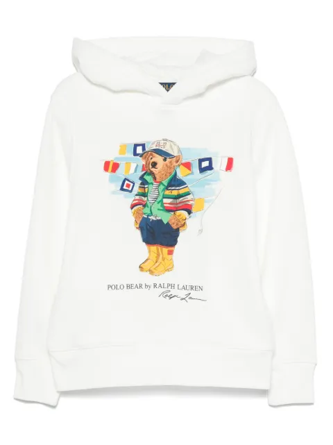 POLO RALPH LAUREN KIDS hoodie à logo Polo Bear