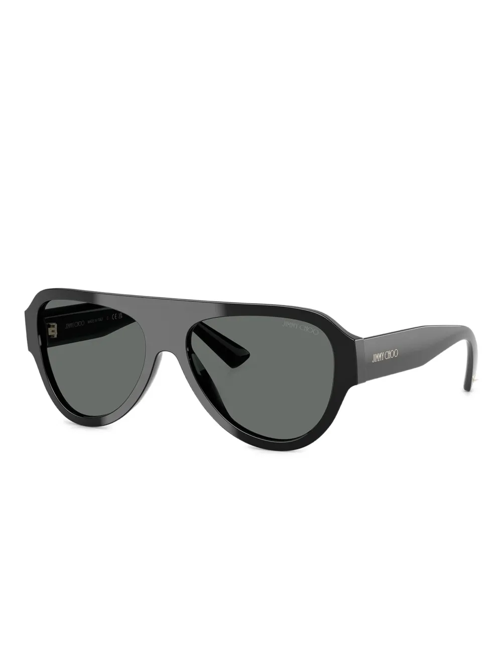 Jimmy Choo Eyewear Zonnebril met piloten montuur - Zwart