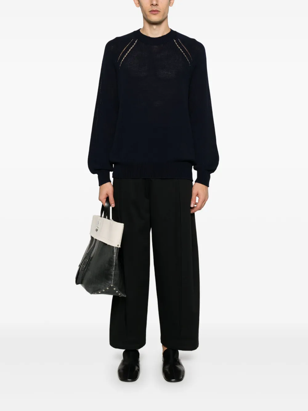 Jil Sander Naadloze trui - Blauw