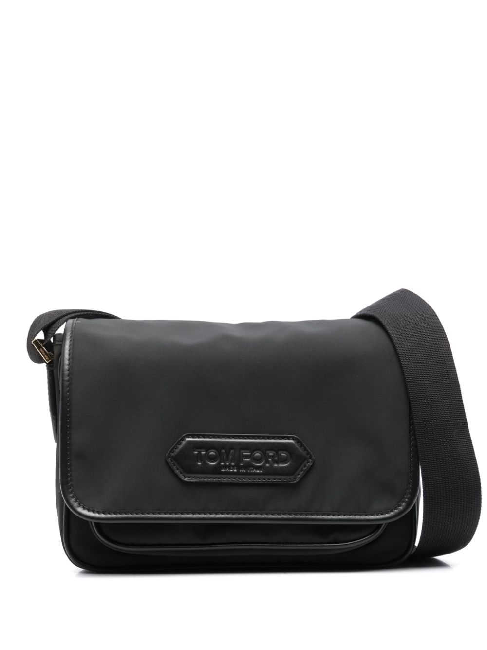 logo-patch messenger bag