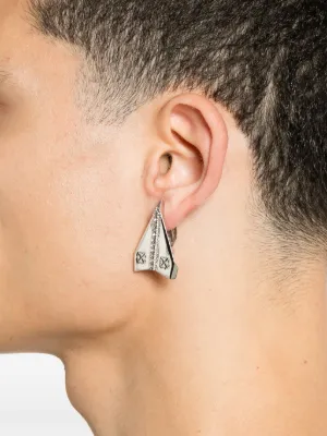 オフホワイト ピアス Off-White - 芸能人愛用ブランド・新品【Off-White】片耳用