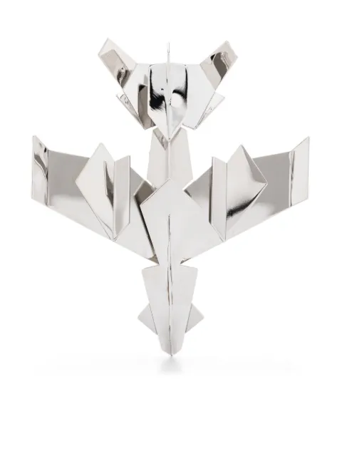 Off-White Paperplane clip-on earring