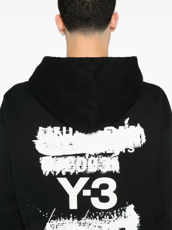 パーカー・フーディ Y-3 SS25 GRAPHICS HOODIE (JN4882 BLACK) adidas Y-3 Graphic Hoodie - Black | Free Shipping with