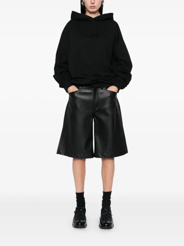 パーカー・フーディ Y-3 Graphic-Print Black Cotton Hoodie With Drawstring Hood Y-3 Graphic Hoodie | Black | FARFETCH