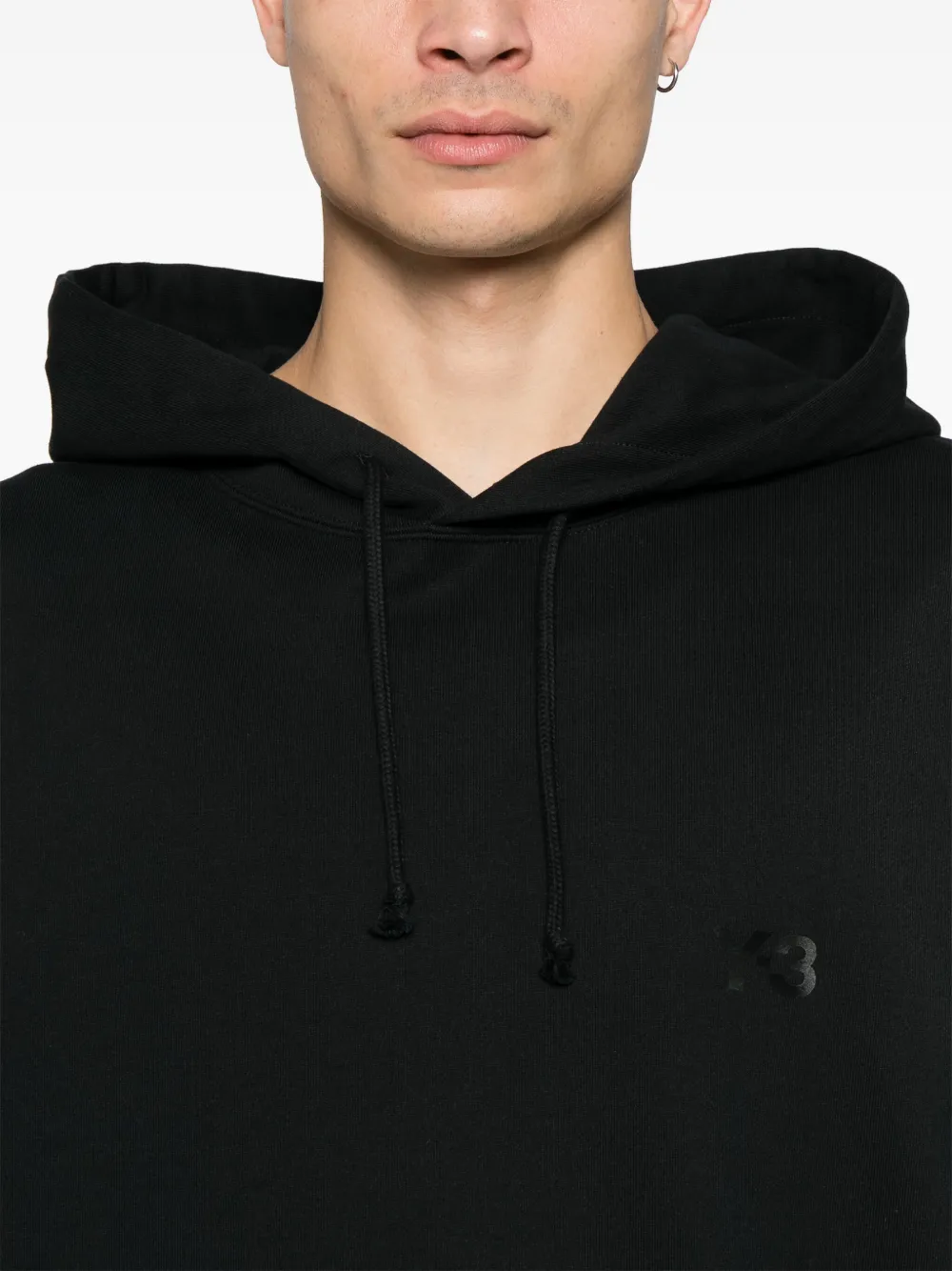 Y-3 Badstof hoodie Zwart