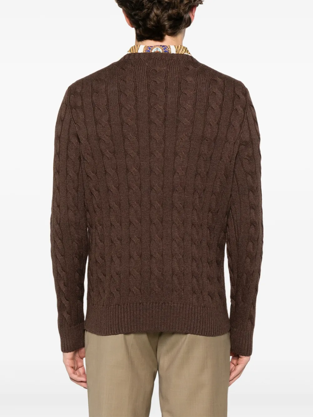 Polo Ralph Lauren Kabelgebreide trui Bruin