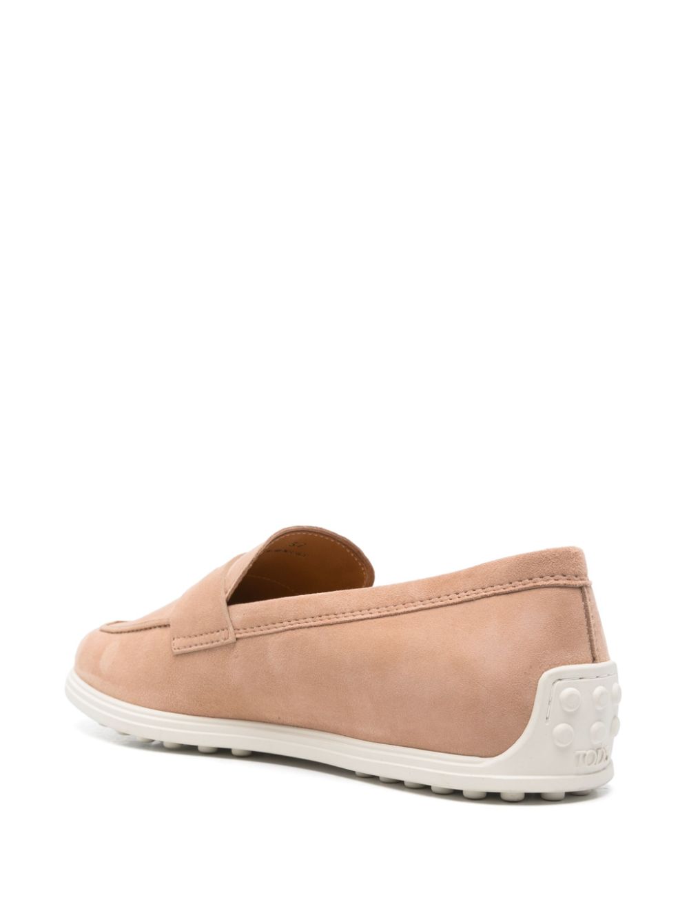 Tod's suede loafers Pink