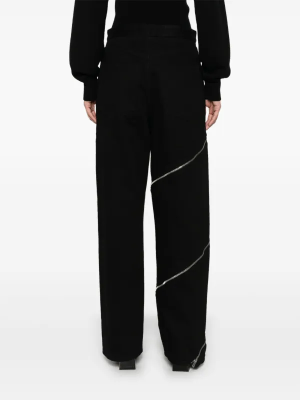 【ALAIA】SPIRALE ジーンズ Alaïa Spiral Jeans | Black | FARFETCH
