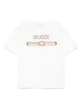 Gucci Kids logo-print T-shirt - White